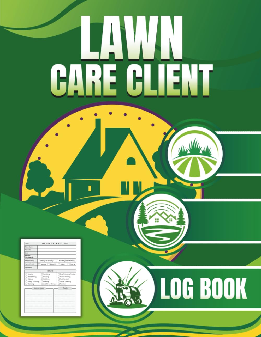 ler totalmente Lawn Care Client Log Book – Landscaping & Yard Maintenance Service Record | Track Jobs, Clients, Tools & Payments | Perfect for Lawn Care Business Owners