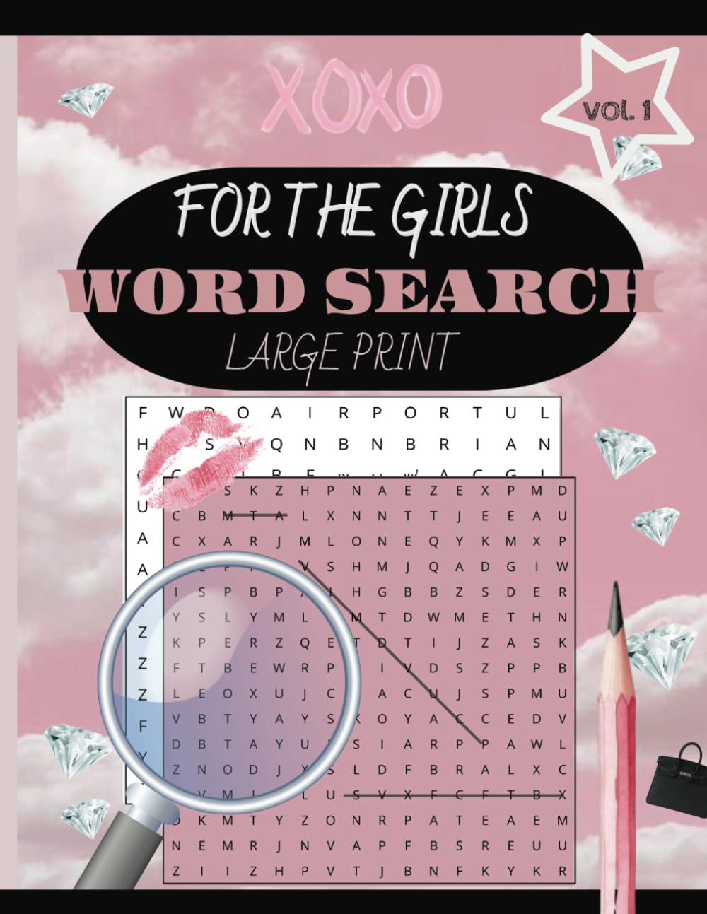 For The Girls Word Search: Large Print, 400+ Word Search, Women and Girls 18+ Beauty, Brand, Fashion, Modern/Urban Reality, Lifestyle, travel and... during Vacations. Holidays and free Time baixar livro de graça