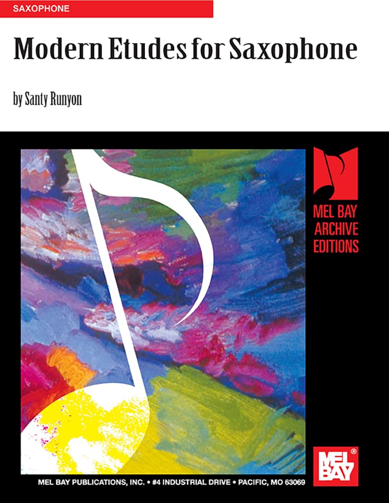 ler totalmente Modern Etudes for Saxophone: Studies in style, tone, mechanism, and how to phrase modern music. Chart of high notes above natural range. (English Edition)
