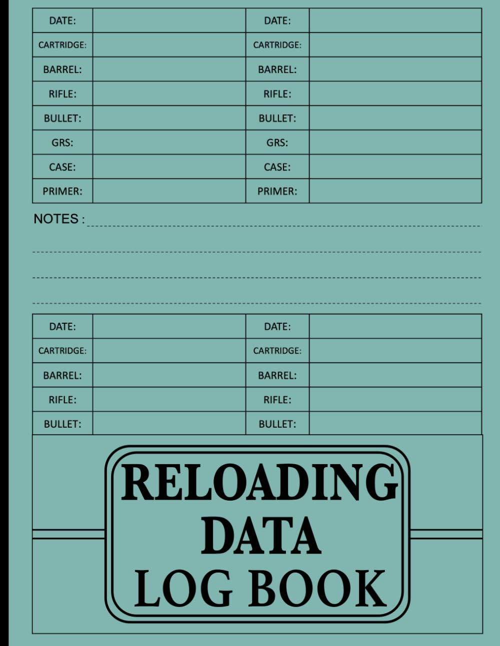 Reloading Data Log Book: Detailed Hand Reloading Data Log Sheets, Track & Record Ammunition Handloading Details, Ammo Reloading Log Sheets. baixar livro de graça