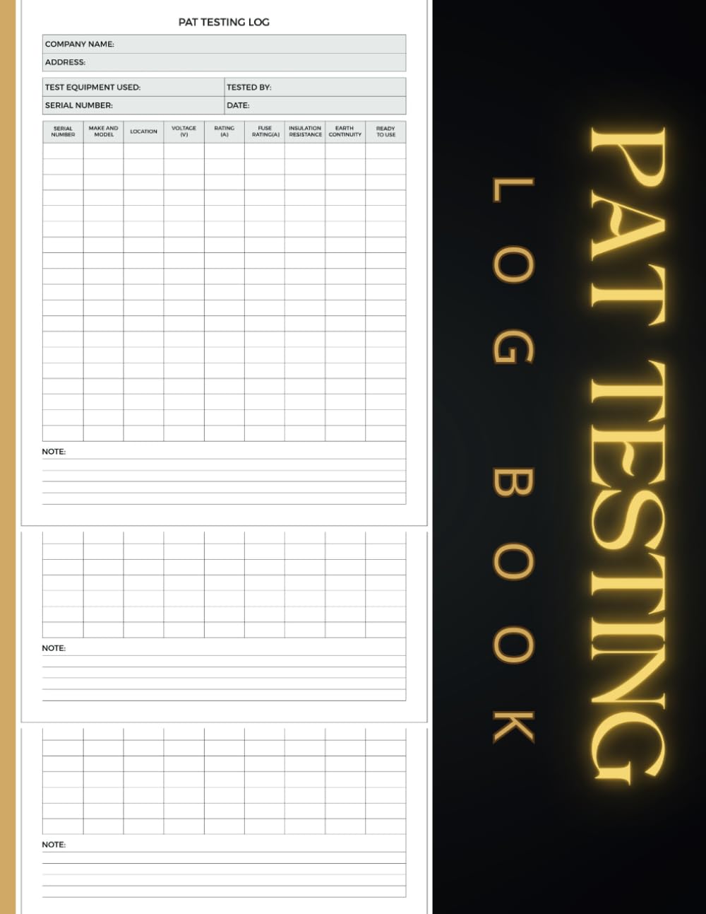 ler totalmente Pat Testing Log Book: Record More than 2800 Entries| Large Print UK Edition| Electrical Appliances Safety Certificate | Portable Appliance Testing... | Equipment for PAT Tester | 148 Pages