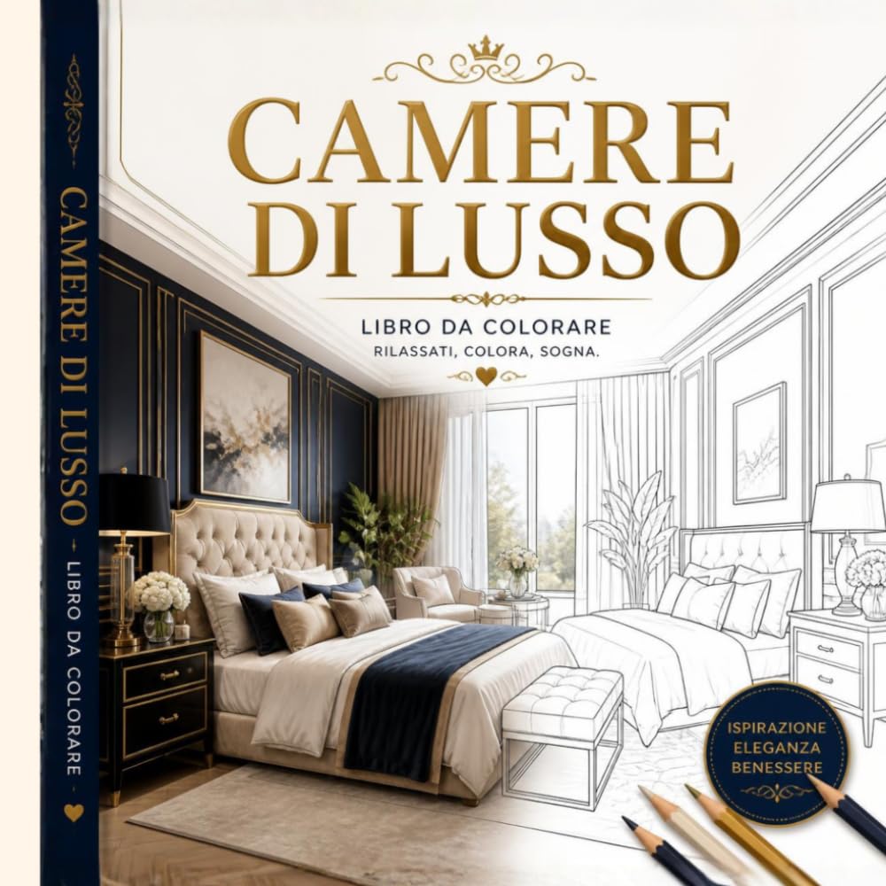 capítulo por capítulo baixar Camere Di Lusso Libro da Colorare: Rilassati Colora Sogna (Italian Edition)