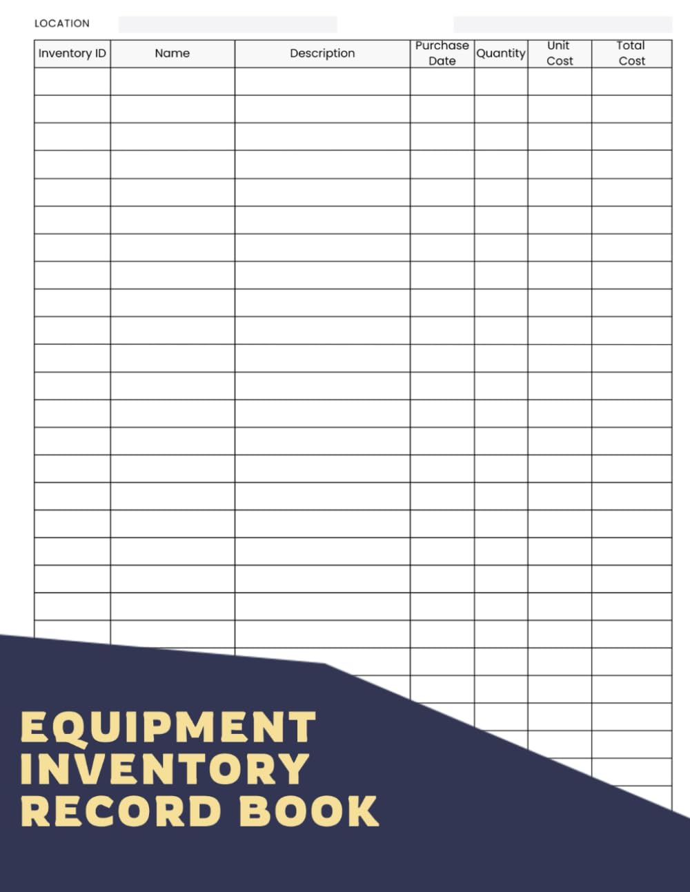 capítulo por capítulo baixar Equipment Inventory Record Book: A Logbook For Professionals And Hobbyists Alike, Providing A Simple Yet Effective Way To Track All Your Valuable Equipment