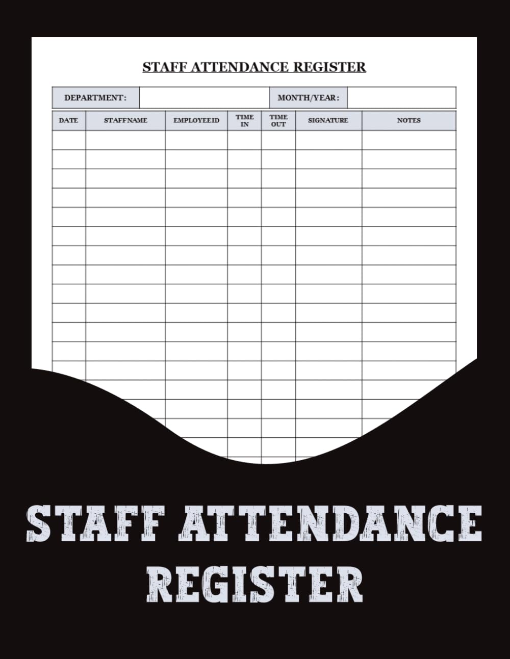 capítulo por capítulo baixar Staff Attendance Register: Employee Sign In and Sign Out Record Book for Offices, Businesses & Organizations