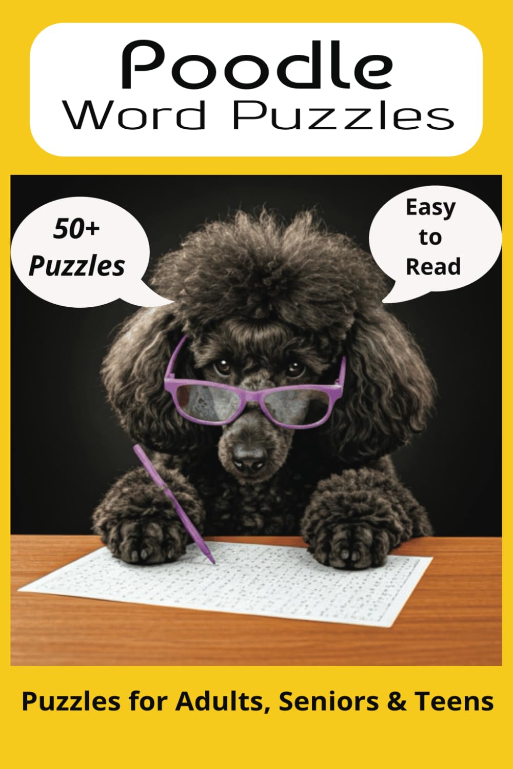 Poodle Word Search Puzzle Book: Word Searches with Easy to Read Print about Poodles, Loving Pets, Training and More | 6x9 inches, 110 pages... Gift for Vacations, Holidays and Free Times baixar o livro de graça