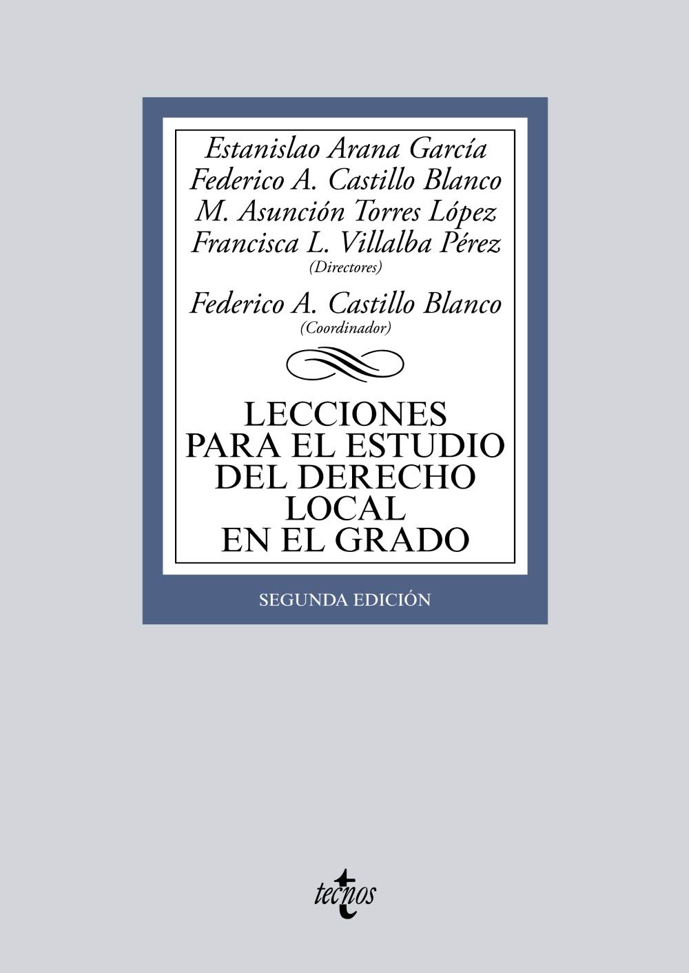 Lecciones para el estudio del derecho local en el grado
