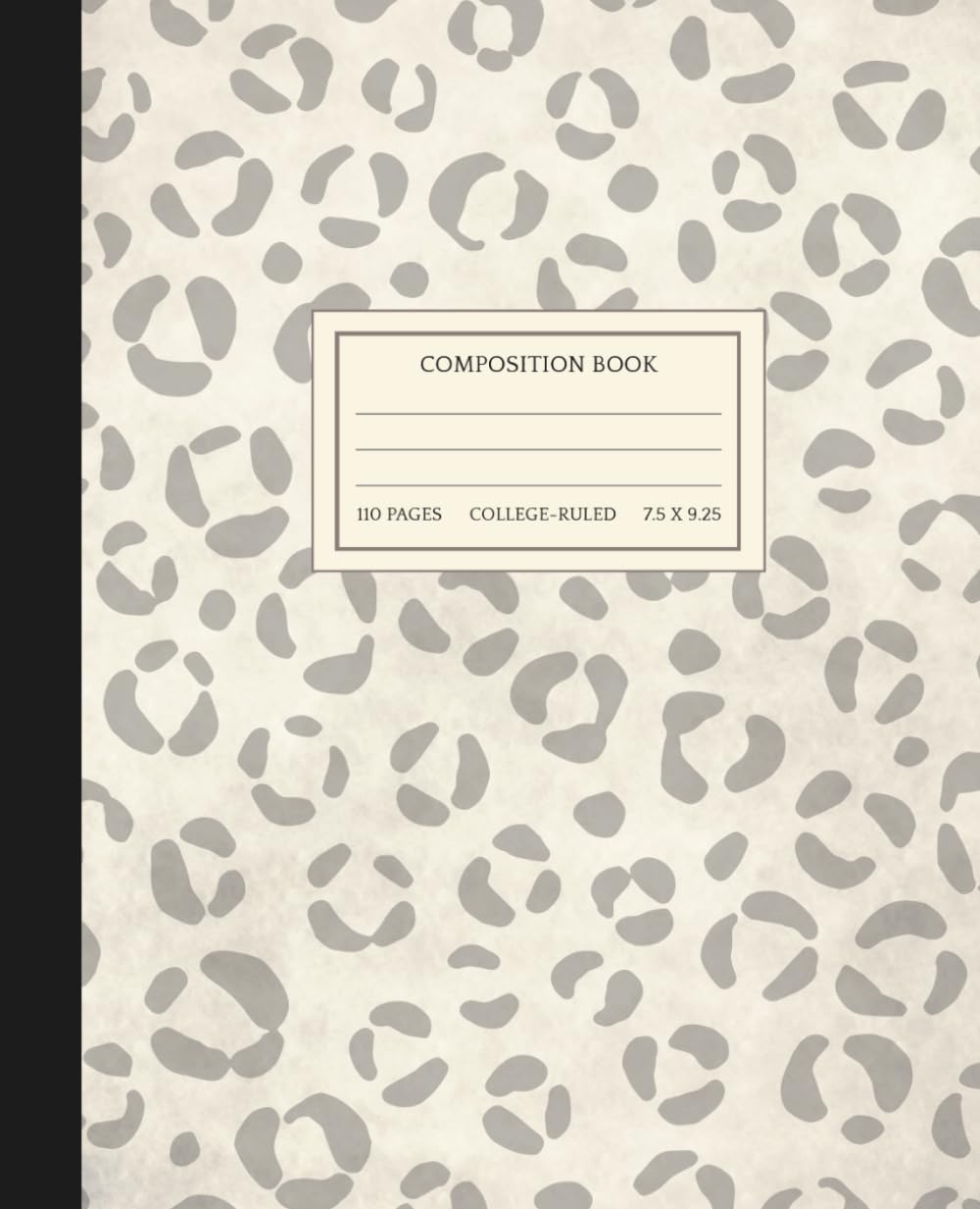 Composition Notebook College Ruled: Leopard pattern | Animal Pattern | Vintage Aesthetic Design | Classic Gift Journal | For Back To School, Office, Work baixar o livro de graça