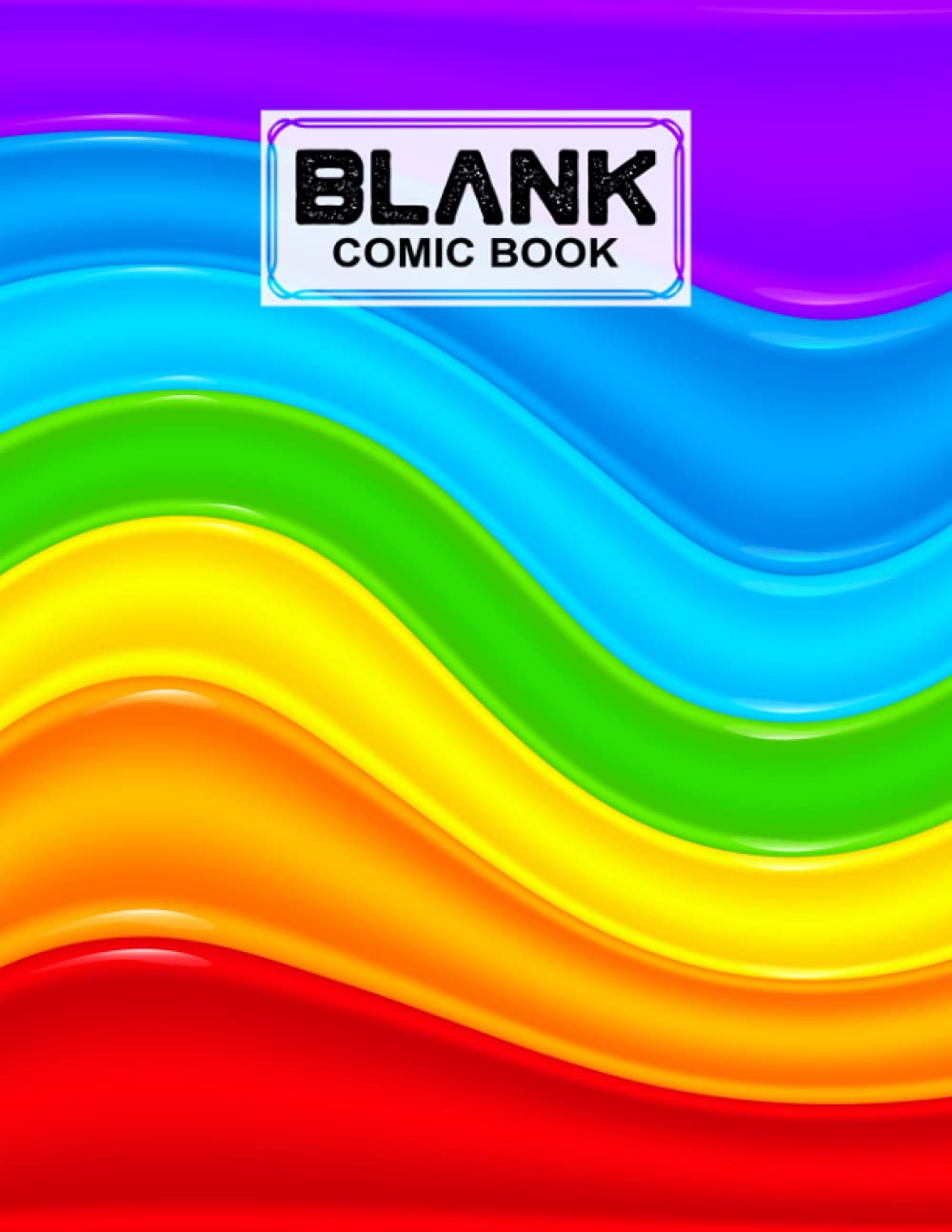 Blank Comic Book: Premium Rainbow Watercolor Cover Blank Comic Book, Create Your Own Story, Journal, Notebook, Sketchbook for Kids and Adults, 120 Pages - Size 8.5" x 11" Notebook by Bruno Burger baixar o livro de graça