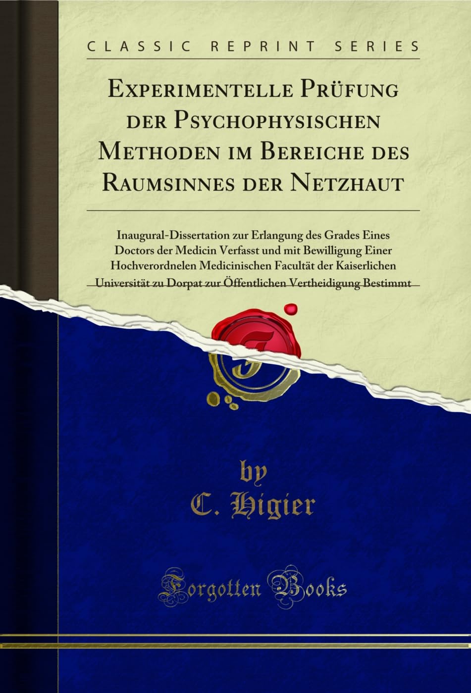 capítulo por capítulo baixar Experimentelle Prüfung der Psychophysischen Methoden im Bereiche des Raumsinnes der Netzhaut: Inaugural-Dissertation zur Erlangung des Grades Eines Doctors... Vertheidigung Bestimmt (German Edition)