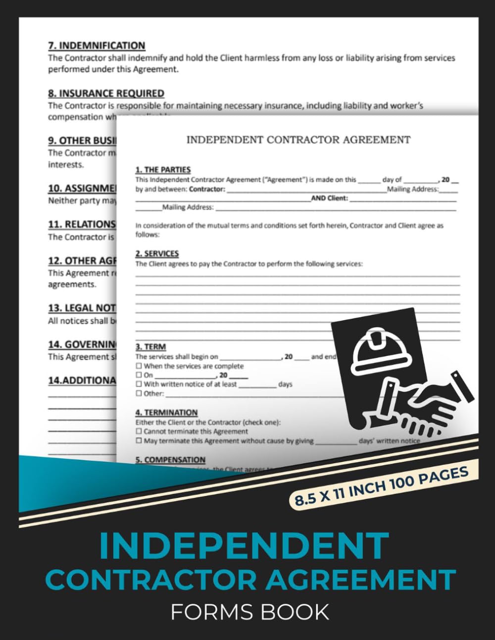ler totalmente Independent Contractor Agreement Forms Book: Contract Agreement Form Between Contractor and Client | 50 Forms