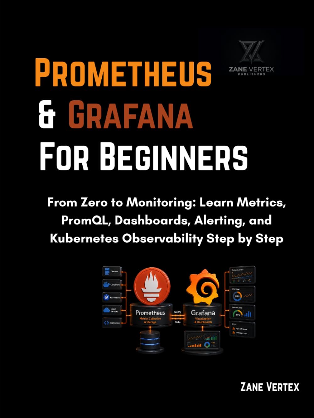 ler totalmente Prometheus and Grafana for Beginners: From Zero to Monitoring: Learn Metrics, PromQL, Dashboards, Alerting, and Kubernetes Observability Step by Step