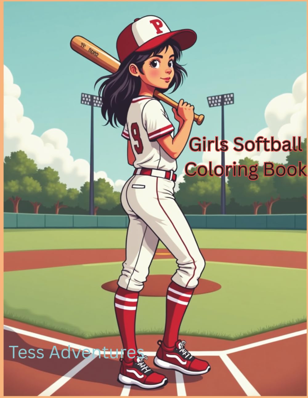 Girls Softball Coloring Book: For Girls Who Love Softball. baixar o livro de graça