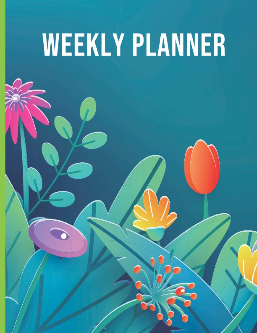 Weekly Planner: Weekly Meal Planner with Grocery List, Recipe Cards, and Trackers Premium Hardcover Spiral Bound Notebook, baixar o livro de graça