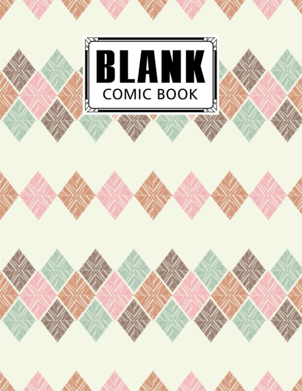 ler totalmente Blank Comic Book: Premium Rectangles Cover Blank Comic Book, Create Your Own Story, Journal, Notebook, Sketchbook for Kids and Adults, 120 Pages - Size 8.5" x 11" Notebook by Margit Popp