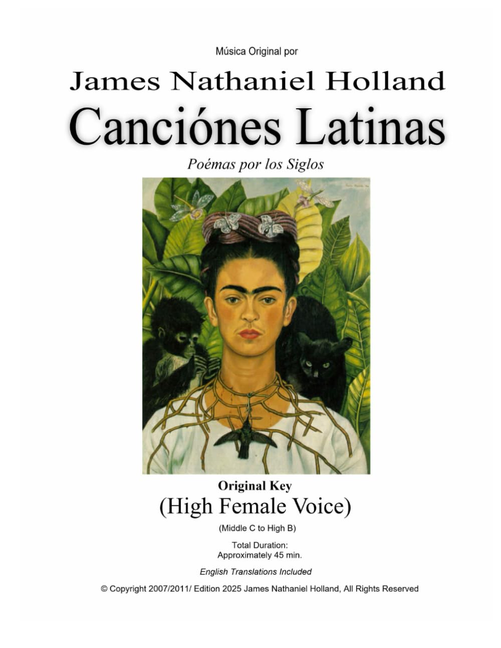 Canciónes Latinas: Poémas por los Siglos, Original Key for High Female Voice (Vocal music for solo voice by James Nathaniel Holland) baixar o livro de graça
