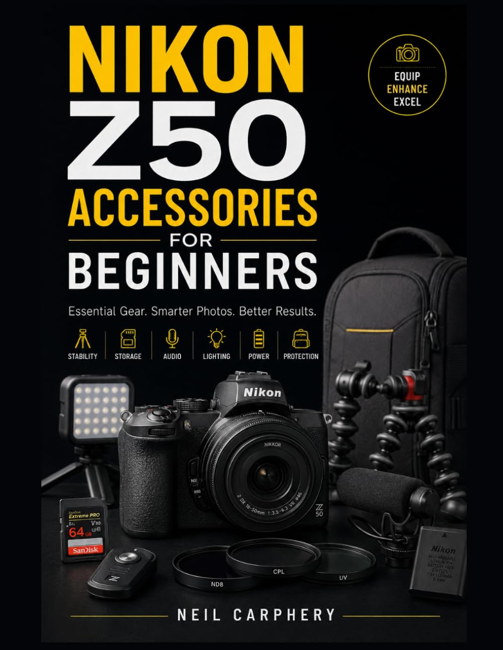 Nikon Z50 Accessories for Beginners: Build a Smarter Camera Kit on a Budget With Practical Advice for Choosing, Using, Maintaining, and Organizing Essential Gear baixar o livro de graça