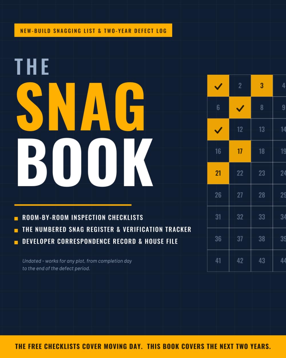 capítulo por capítulo baixar The Snag Book: New Build Snagging List & Two-Year Defect Log - Room-by-Room Inspection Checklists, Snag Register, Correspondence Record & House File for Your New Home