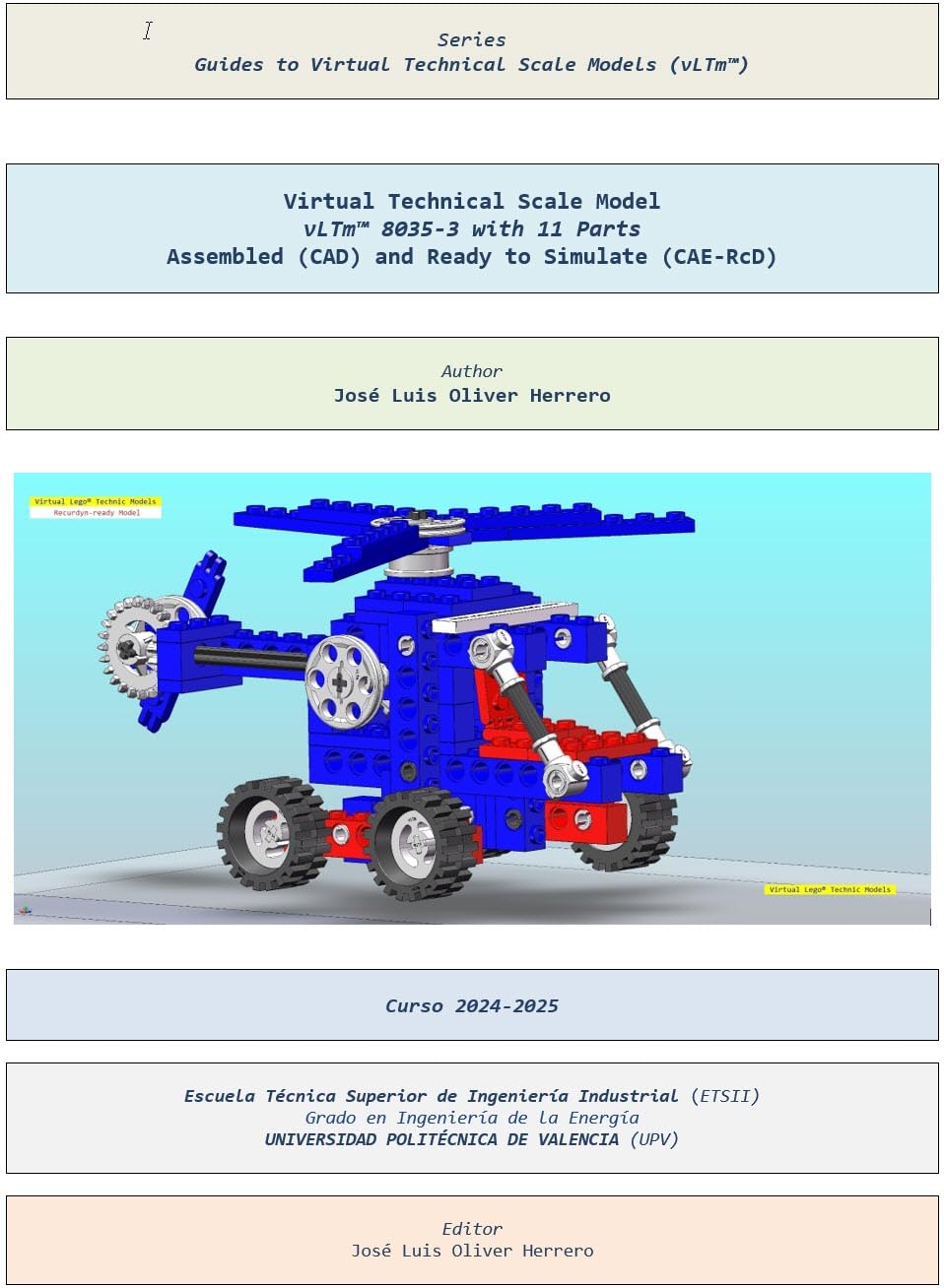 capítulo por capítulo baixar Virtual Technical Scale Model vLTm™ 8035-3 with 11 Parts. Assembled (CAD) and Ready to Simulate (CAE-RcD) (Guides to Virtual Technical Scale Models (vLTm™) Book 1037) (English Edition)