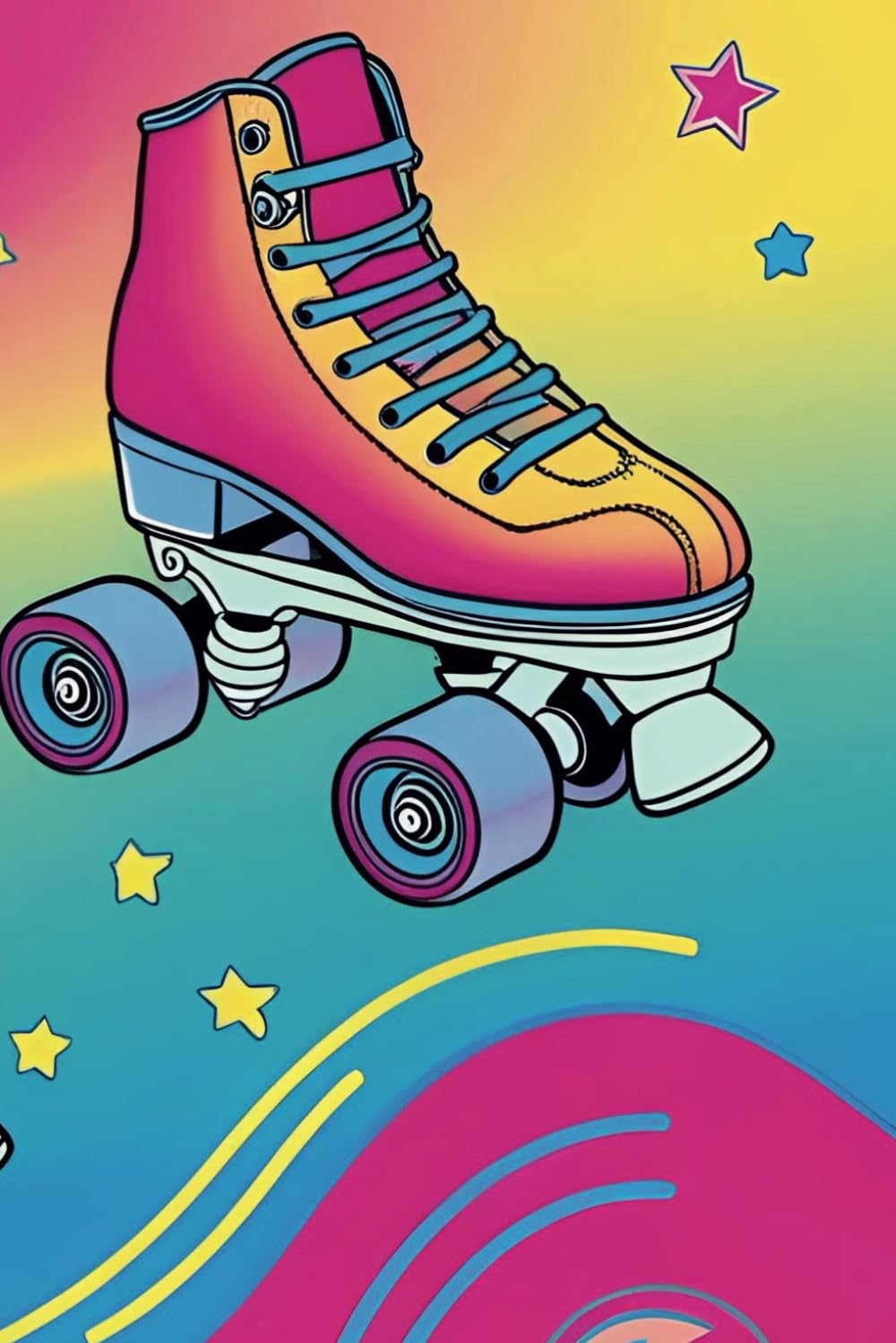 Retro Roller Skate Journal baixar livro de graça
