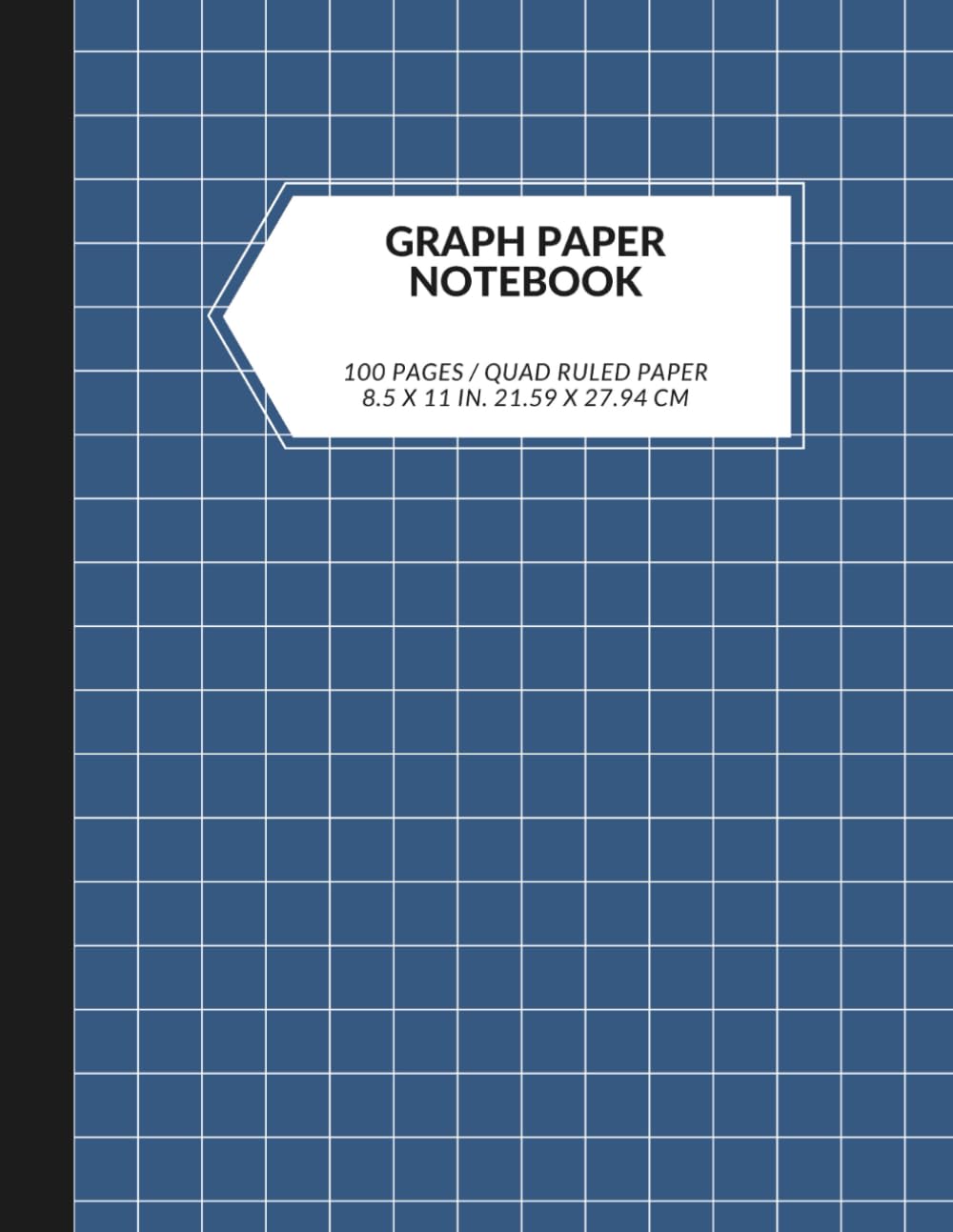 ler totalmente BIG MATH NOTEBOOK 1/2 INCH SQUARES GRAPH PAPER QUAD RULED: 8.5 X 11 INCH PERFECT BOUND: MING DYNASTY BLUE COVER