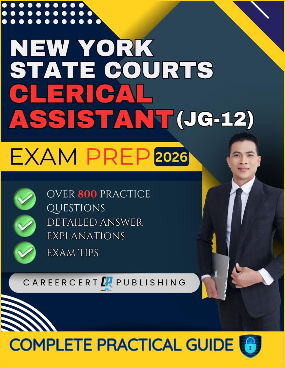 capítulo por capítulo baixar NEW YORK STATE COURTS CLERICAL ASSISTANT (JG-12) EXAM PREP 2026: Over 800 Practice Questions, detailed Answer Explanations and Exam Tips
