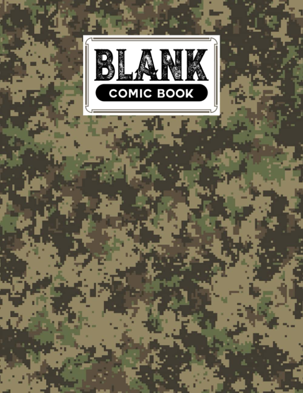 capítulo por capítulo baixar Blank Comic Book: Premium Camo Print Cover Blank Comic Book, Create Your Own Story, Journal, Notebook, Sketchbook for Kids and Adults, 120 Pages - Size 8.5" x 11" Notebook by Bernard John