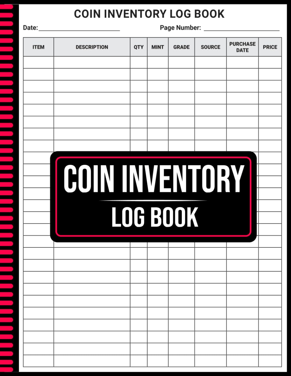 capítulo por capítulo baixar Coin Inventory Log Book: Comprehensive Tracking Catalog and Monitor Your Collection Management