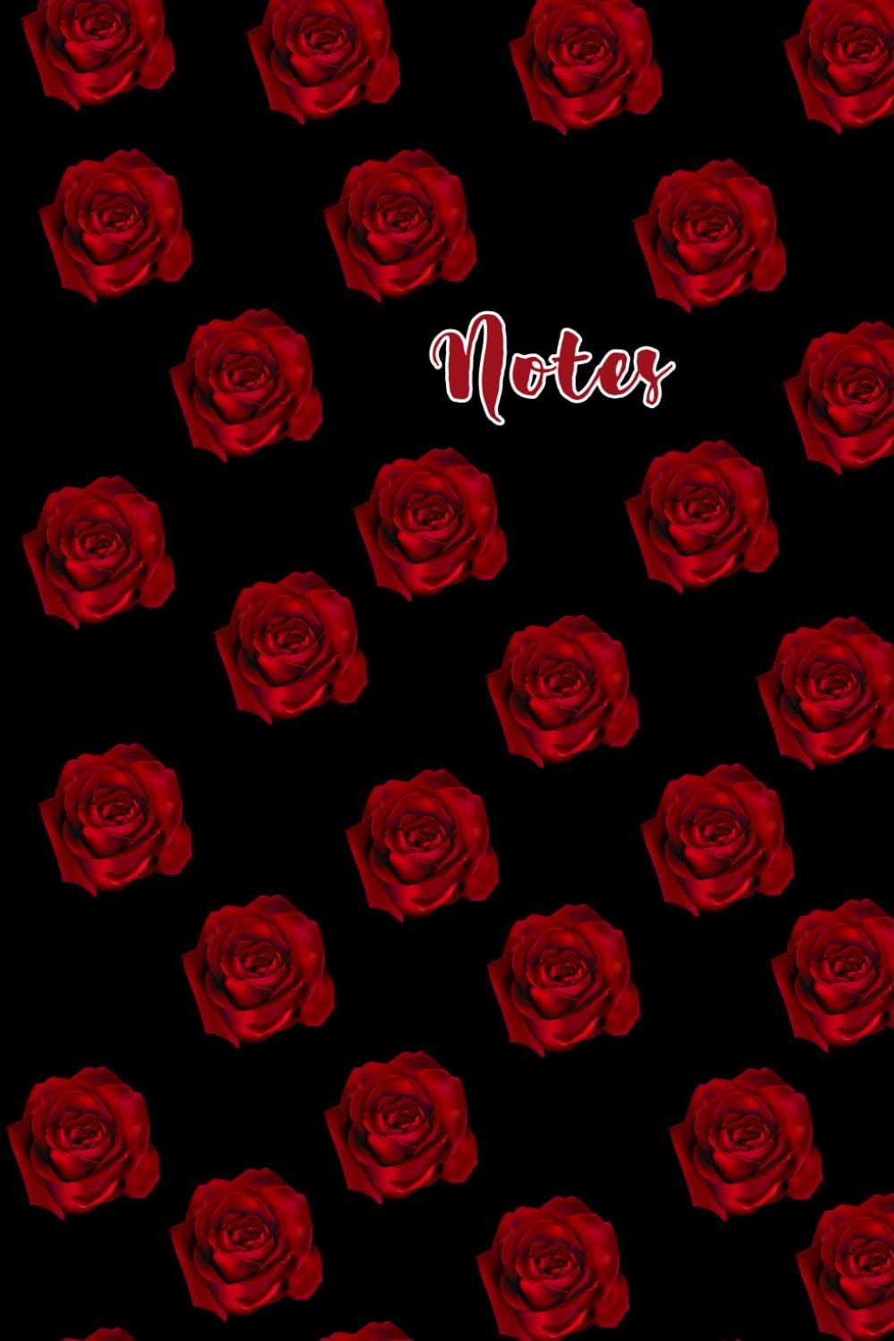 Notes: Red Roses Black Notebook Journal With Lined Pages baixar o livro de graça