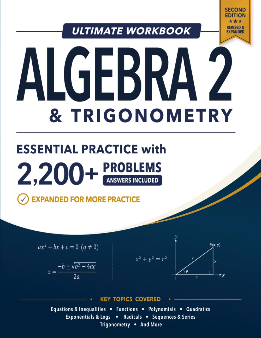 ler totalmente Ultimate Workbook Algebra2 & Trigonometry, 2nd Edition: Essential Practice 2,200+ Problems (Answers Included)