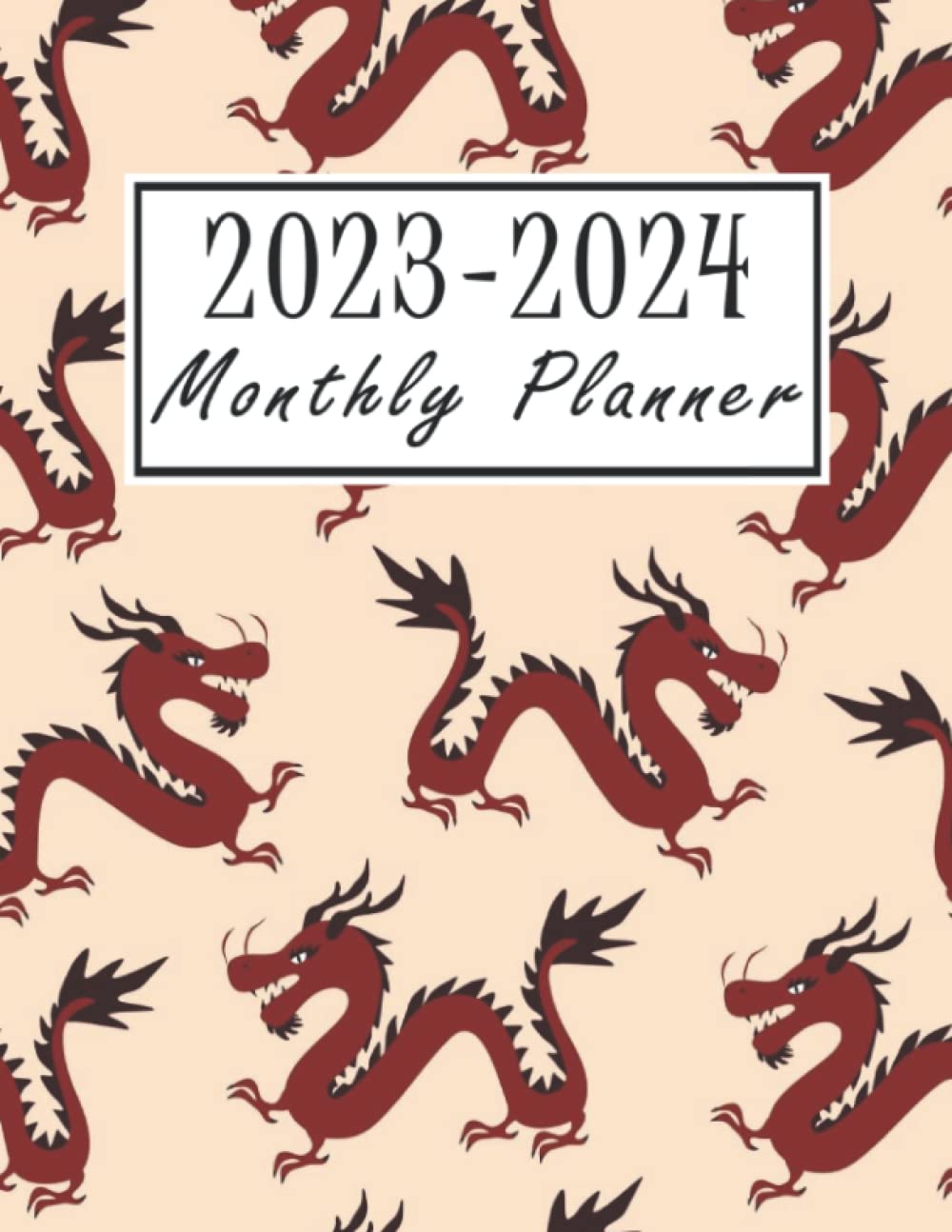 2023-2024: Dragon Weekly Two Year Planner - Pretty Design 24 Months at a Glance Simple Schedule Organizer & Agenda |... & Contacts Log (Academic Planner) baixar livro de graça