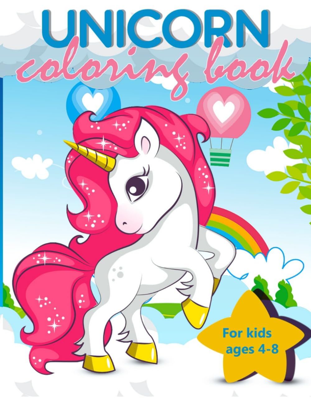 ler totalmente Unicorn Coloring Book For Kids Ages 4-8