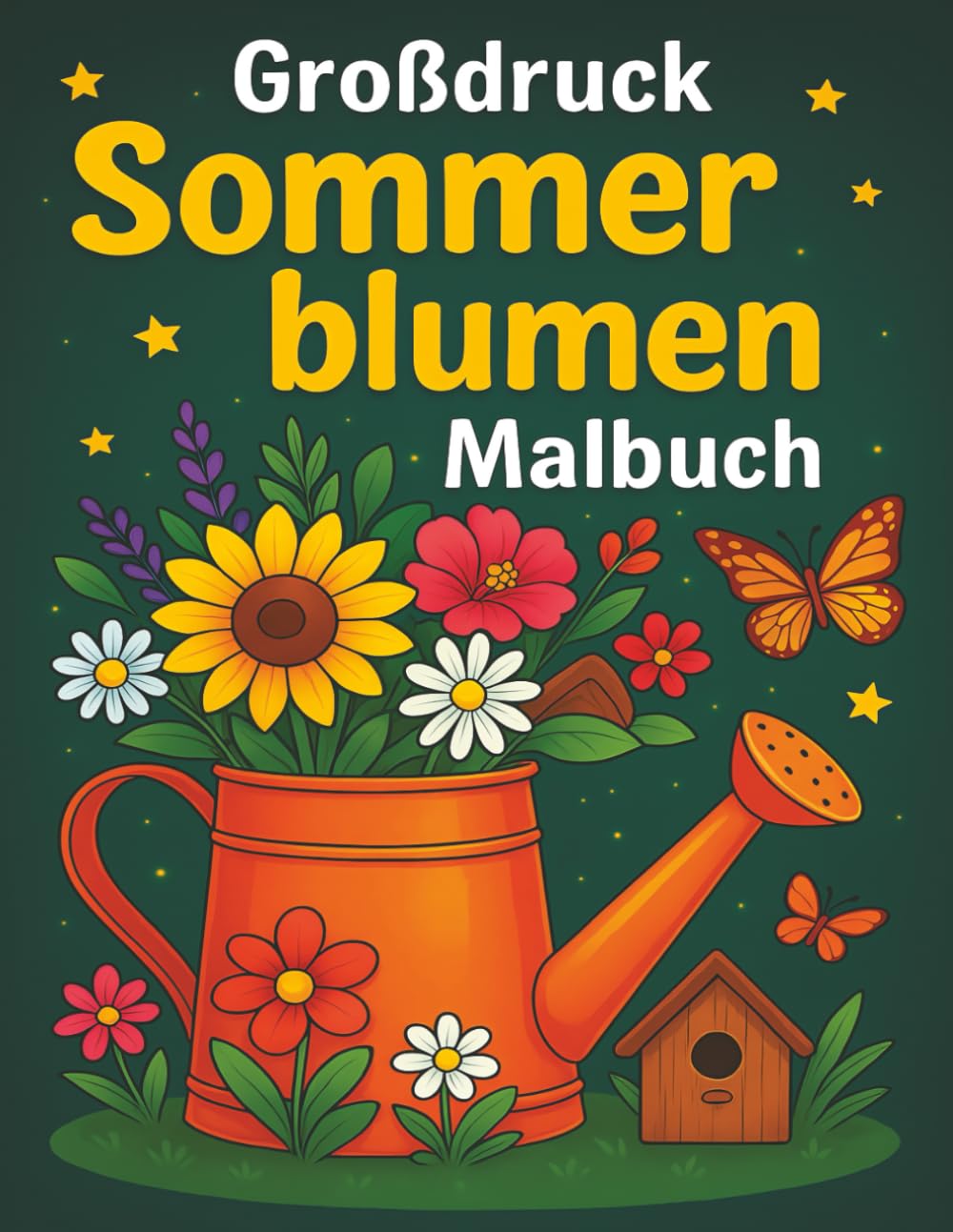 capítulo por capítulo baixar Großdruck Sommerblumen Malbuch: 50 einfache, große und entspannende Sommer Blumenmotive zum Ausmalen für Erwachsene und Senioren (German Edition)