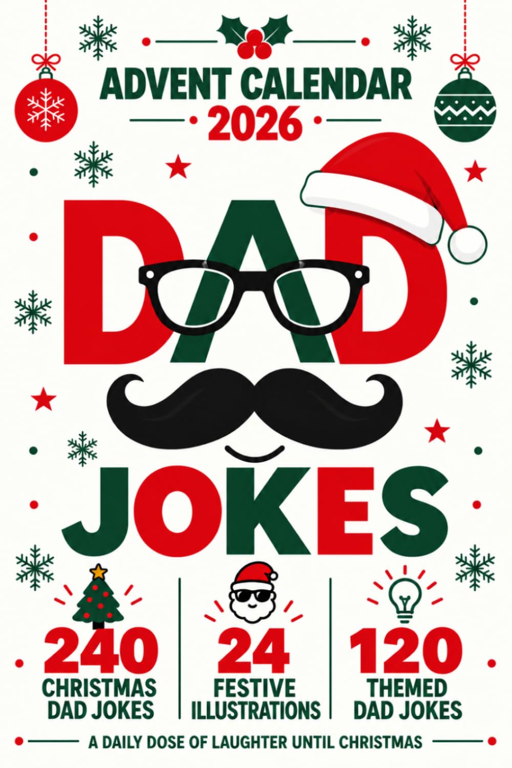 capítulo por capítulo baixar Advent Calendar 2026: Dad Jokes: 360 Punchlines | A Perfect Christmas Gift for Men & Women with Family-Friendly Humor (Fun-Filled Advent Calendars)