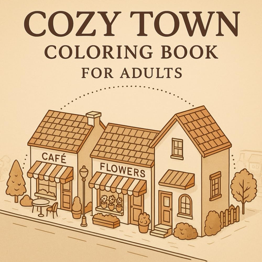 capítulo por capítulo baixar Cozy Town Coloring Book: Relaxing Scenic Pages for Adults & Kids - Serene Cityscapes, Quaint Villages & Peaceful Homes - Stress Relief Art Therapy for... Cityscapes - Perfect for Mindfulness & Calm