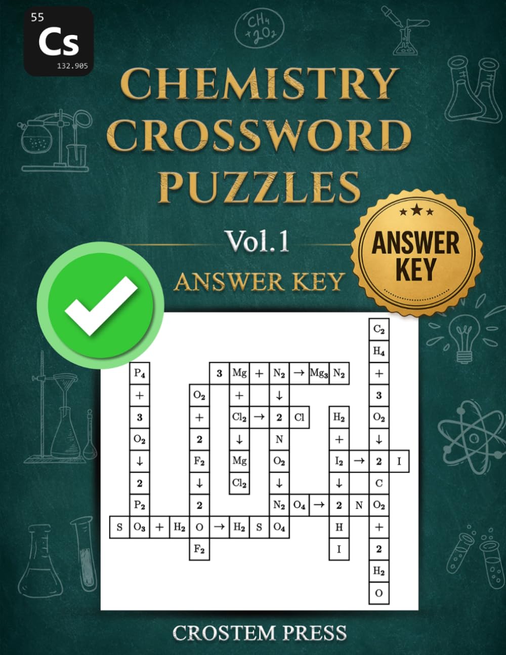 capítulo por capítulo baixar Chemistry Crossword Puzzles, Vol. 1: Answer Key