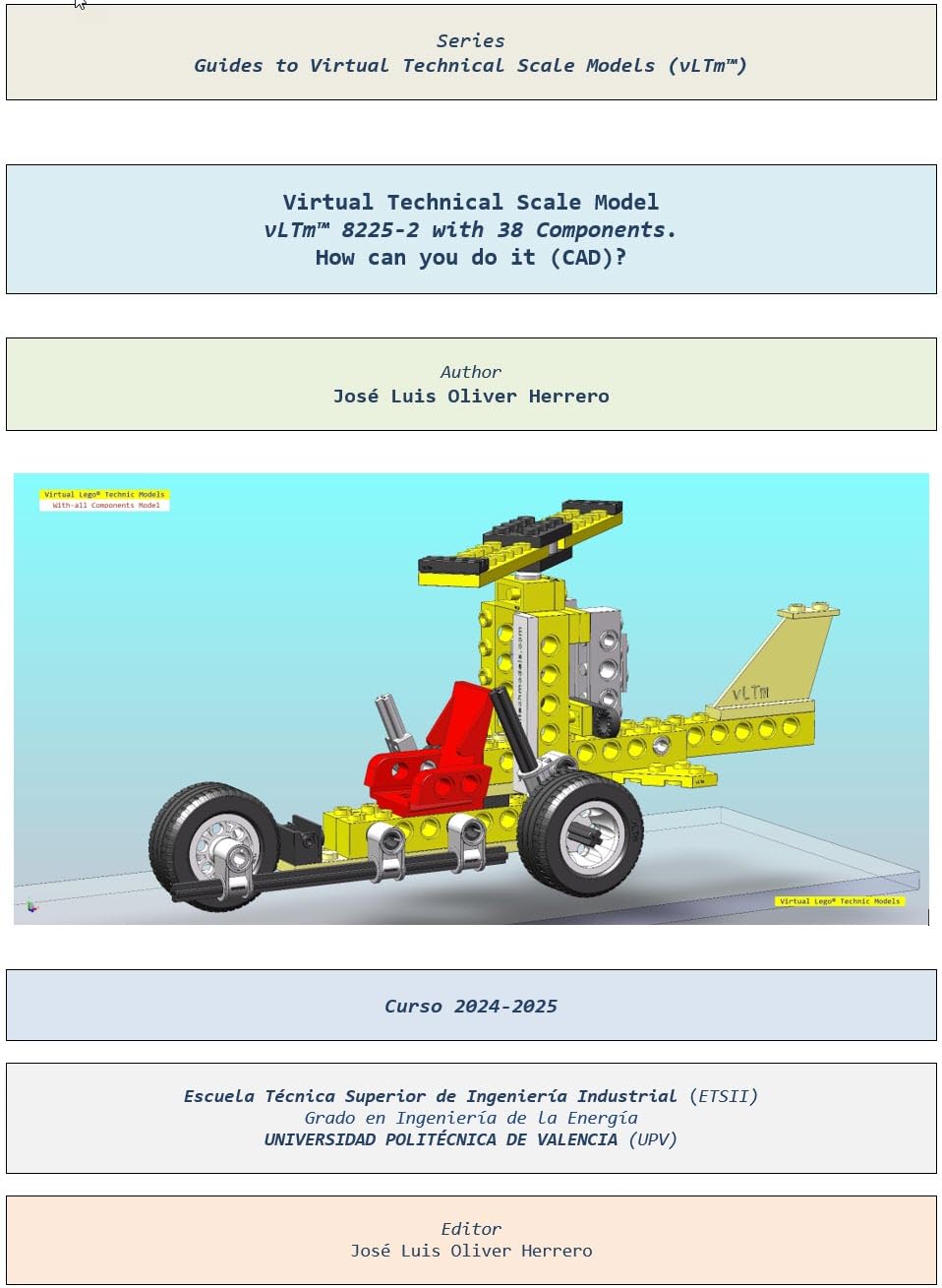 Virtual Technical Scale Model vLTm™ 8225-2 with 38 Components. How can you do it (CAD)? (Guides to Virtual Technical Scale Models (vLTm™) Book 1085) (English Edition) baixar o livro de graça