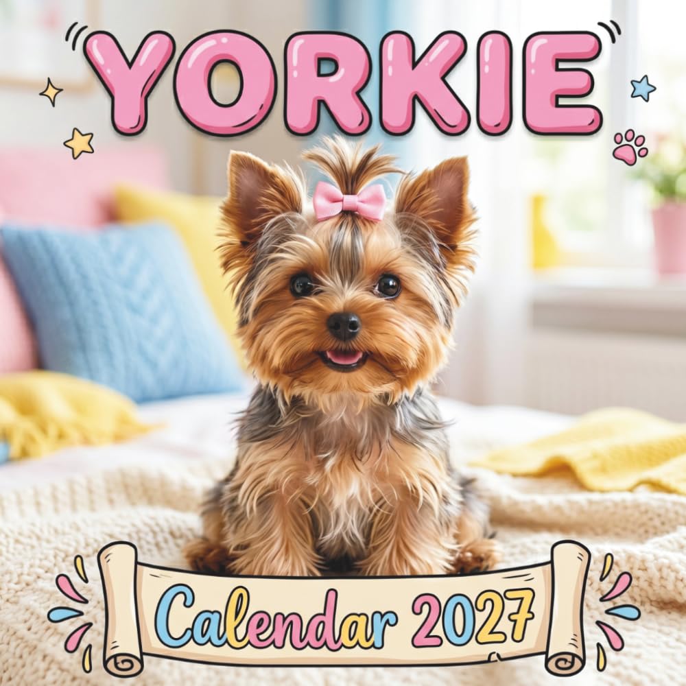 Yorkie Calendar 2027: Adorable Yorkshire Terrier for Dog Lovers baixar o livro de graça