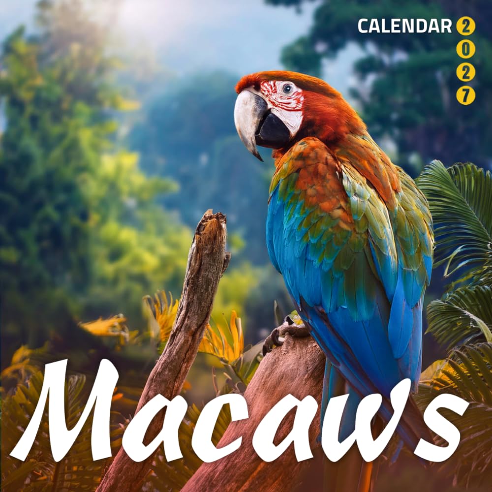 Macaws 2027 Calendar: Colorful Tropical Birds in Their Natural World baixar o livro de graça