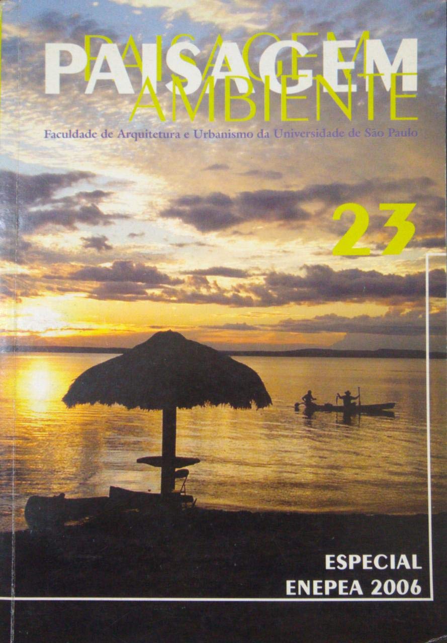 capítulo por capítulo baixar Paisagem ambiente 23 - Especial ENEPEA 2006: Faculdade de Arquitetura e Urbanismo da UIniversidade de São Paulo