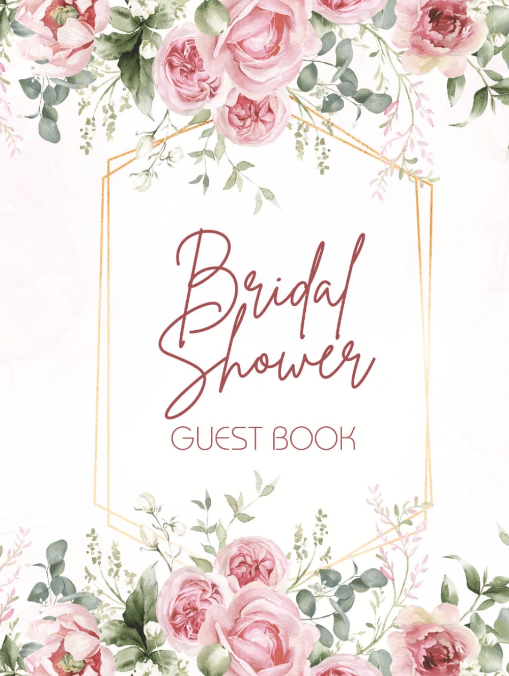 capítulo por capítulo baixar Bridal Shower Guest Book: Elegant Chic Pink Rose Floral Hardcover Memory Keepsake Journal for Guests to Sign In and Record Marriage Advice, Wedding... & Photo Pages to Celebrate New Bride to Be