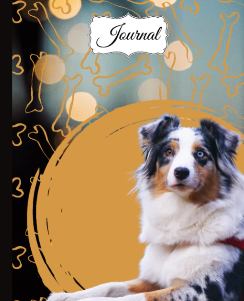 ler totalmente oJournal and Sketchbook: Composition Size (7.5"x9.75") With Lined and Blank Pages, Perfect for Journal, Doodling, Sketching and Notes: Australian Shepherd