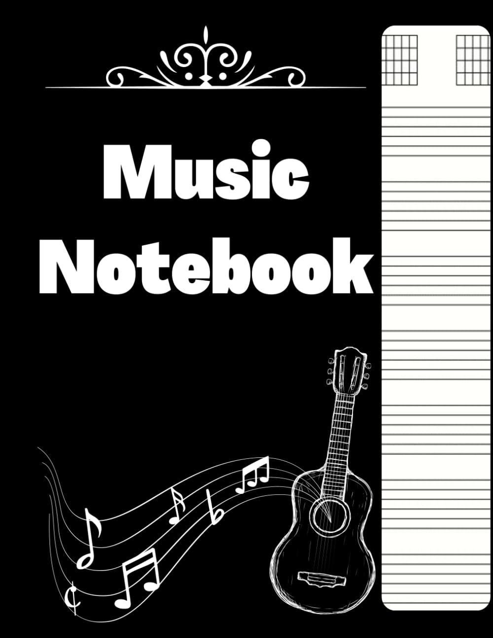 Guitar Tablature Notebook: Manuscript Paper - Music Notebook - Blank Sheet Music Notebook - Blank Guitar Sheet Music For Guitarist And Musicians - baixar o livro de graça
