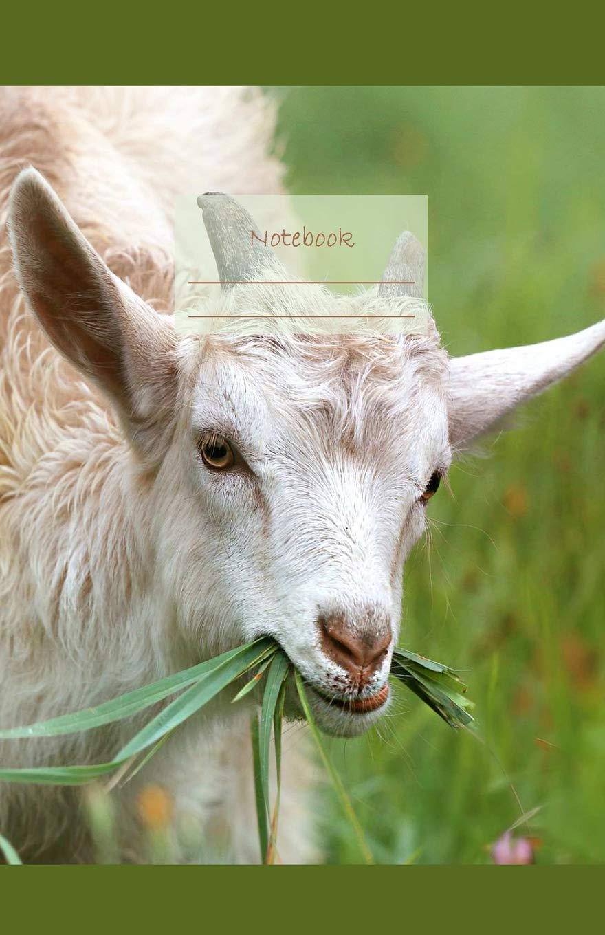 ler totalmente Notebook: Dotted grid Journal. Bullet Diary. Ideal for Notes, Memories, Journaling, Creative planning and Calligraphy practice. 120 Pages. Soft matte... Great gift idea. (Goat eating grass cover).