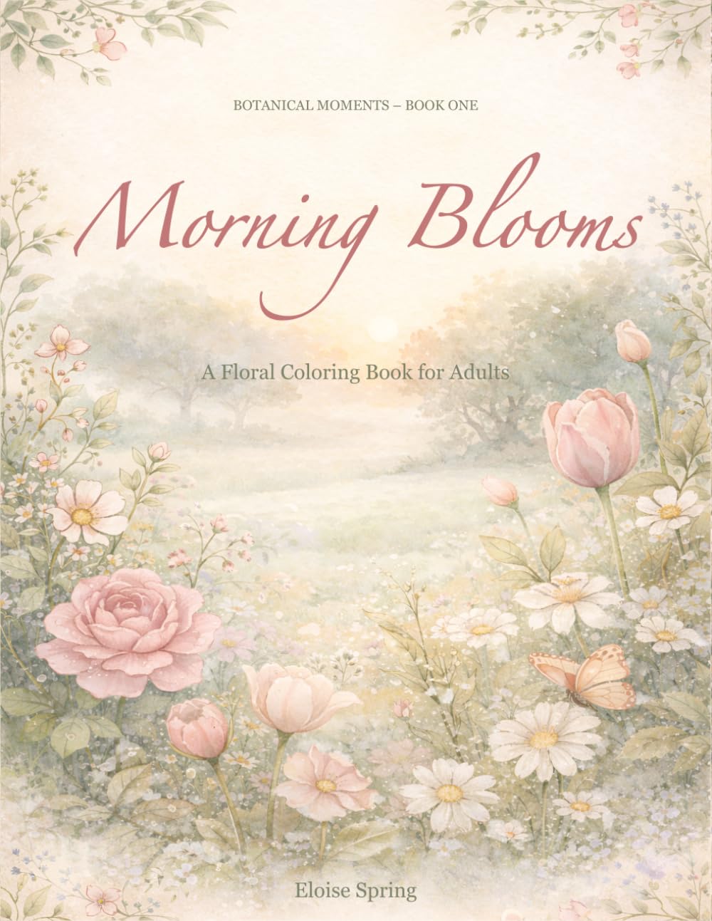 Morning Blooms: A Floral Coloring Book for Adults: Soft Botanical Designs for Relaxation, Stress Relief, and Creative Mindfulness (Botanical Moments) baixar o livro de graça