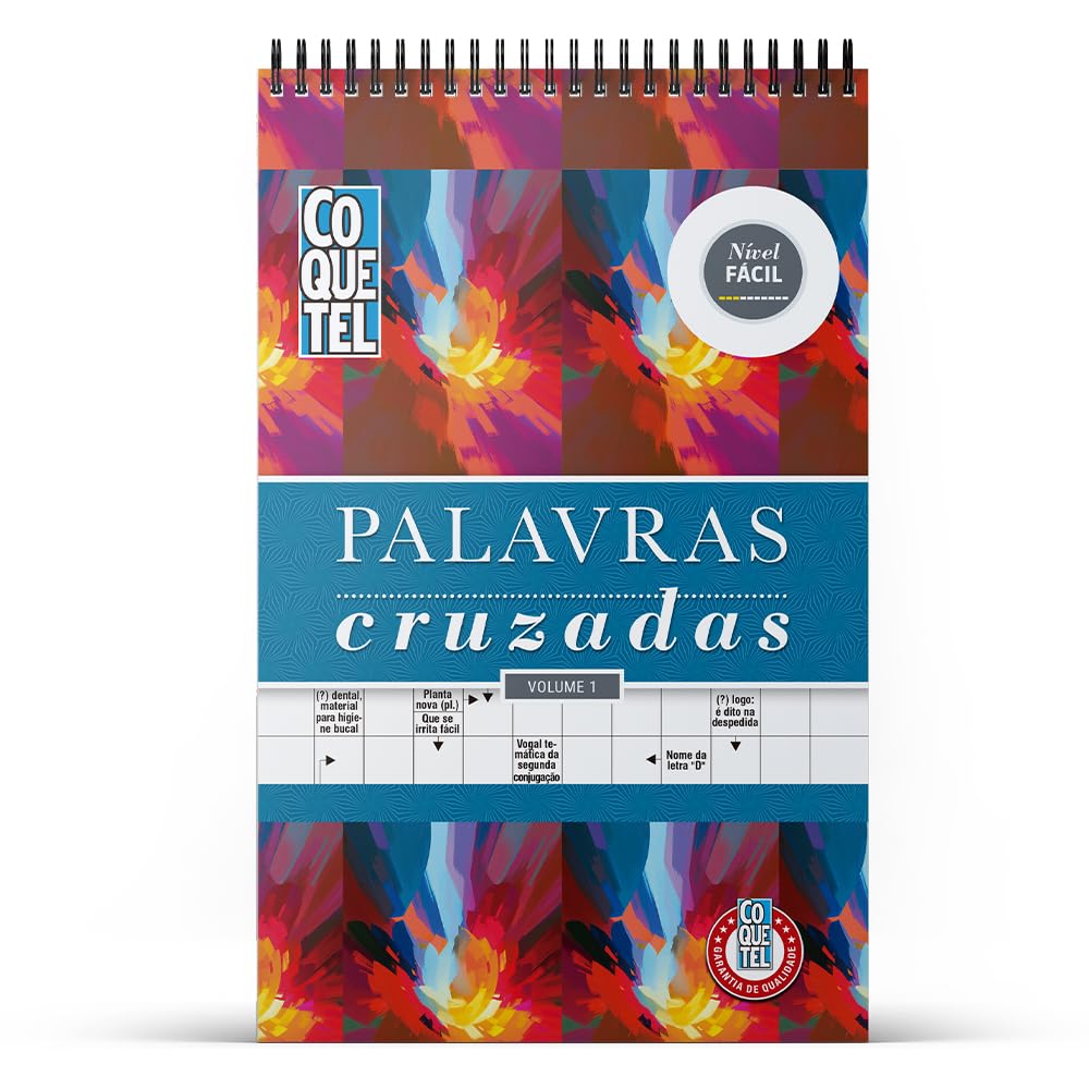 Livro Coquetel Espiral Palavras Cruzadas Vol. 01: Nível Fácil: Mantenha seu cérebro ativo com o desafio definitivo em palavras! baixar livro de graça