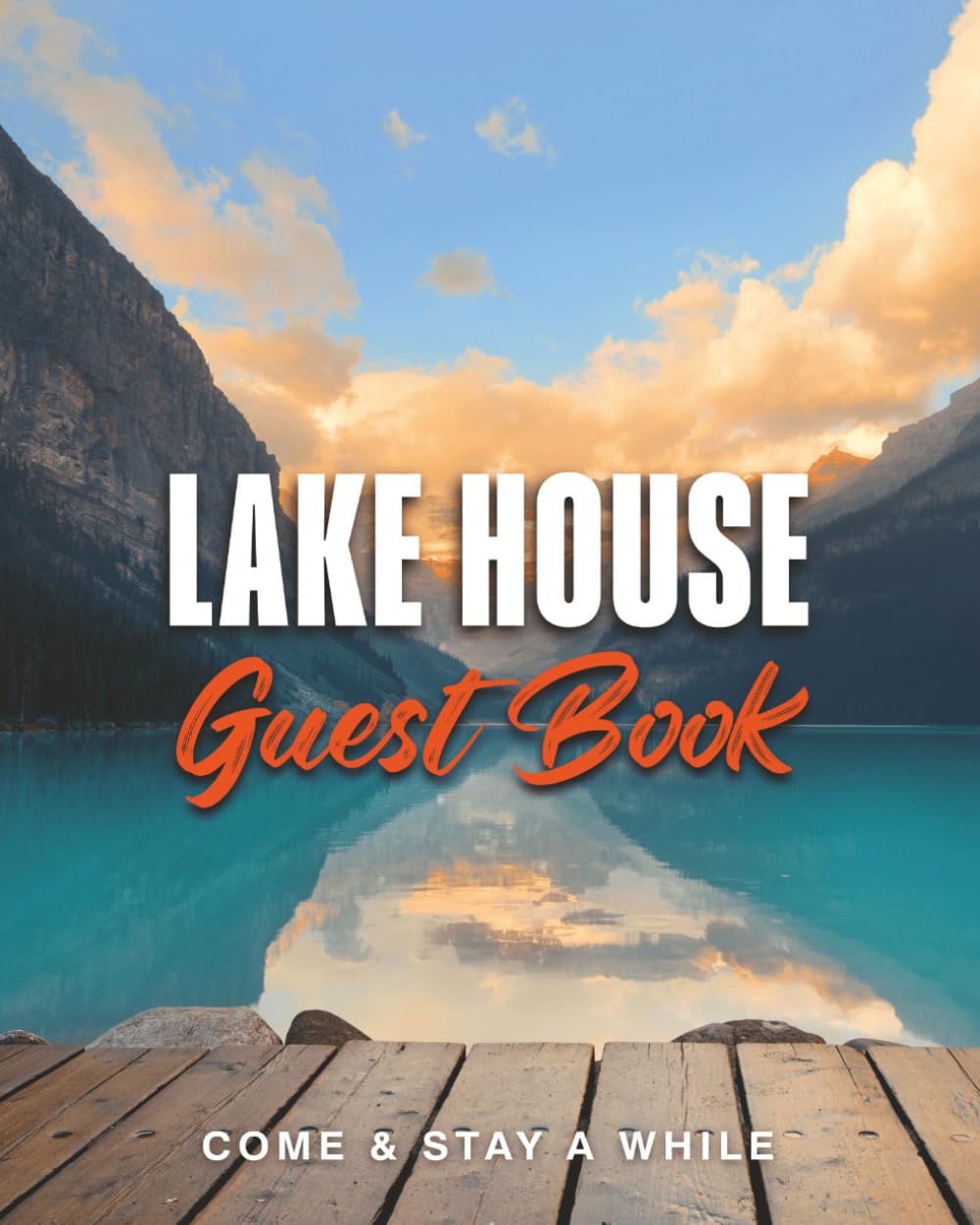 ler totalmente Lake House Guest Book: Waterfront Vacation Property & Cabin Visitor Log for Guests to Record Memories, Experiences, and Feedback of Their Retreat at a Mountain Lakehouse Rental