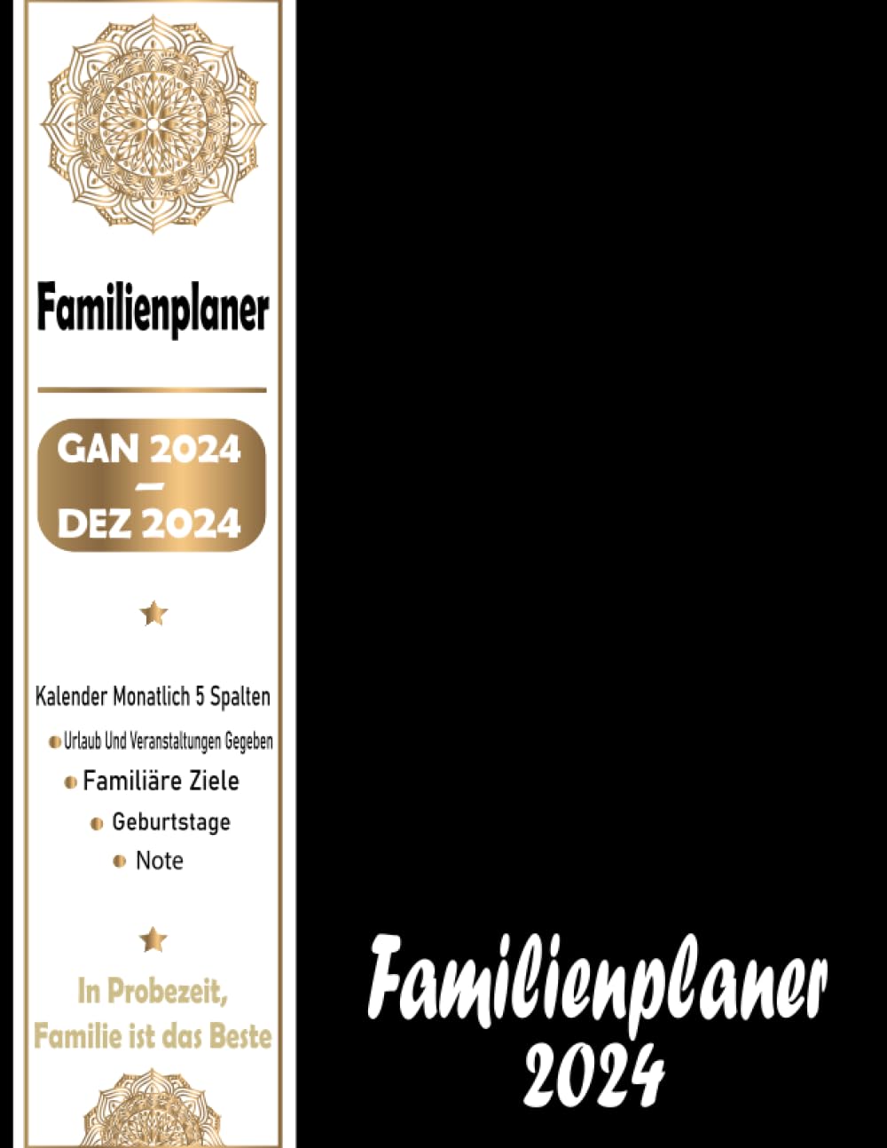 capítulo por capítulo baixar FamilienPlaner 2024: Familienkalender 2024 - Monatskalendarium mit 5 Spalten, Schulferien, Januar 2024 bis Dezember 2024 und nützlichen Zusatzinformationen... buntes Buch (German Edition)
