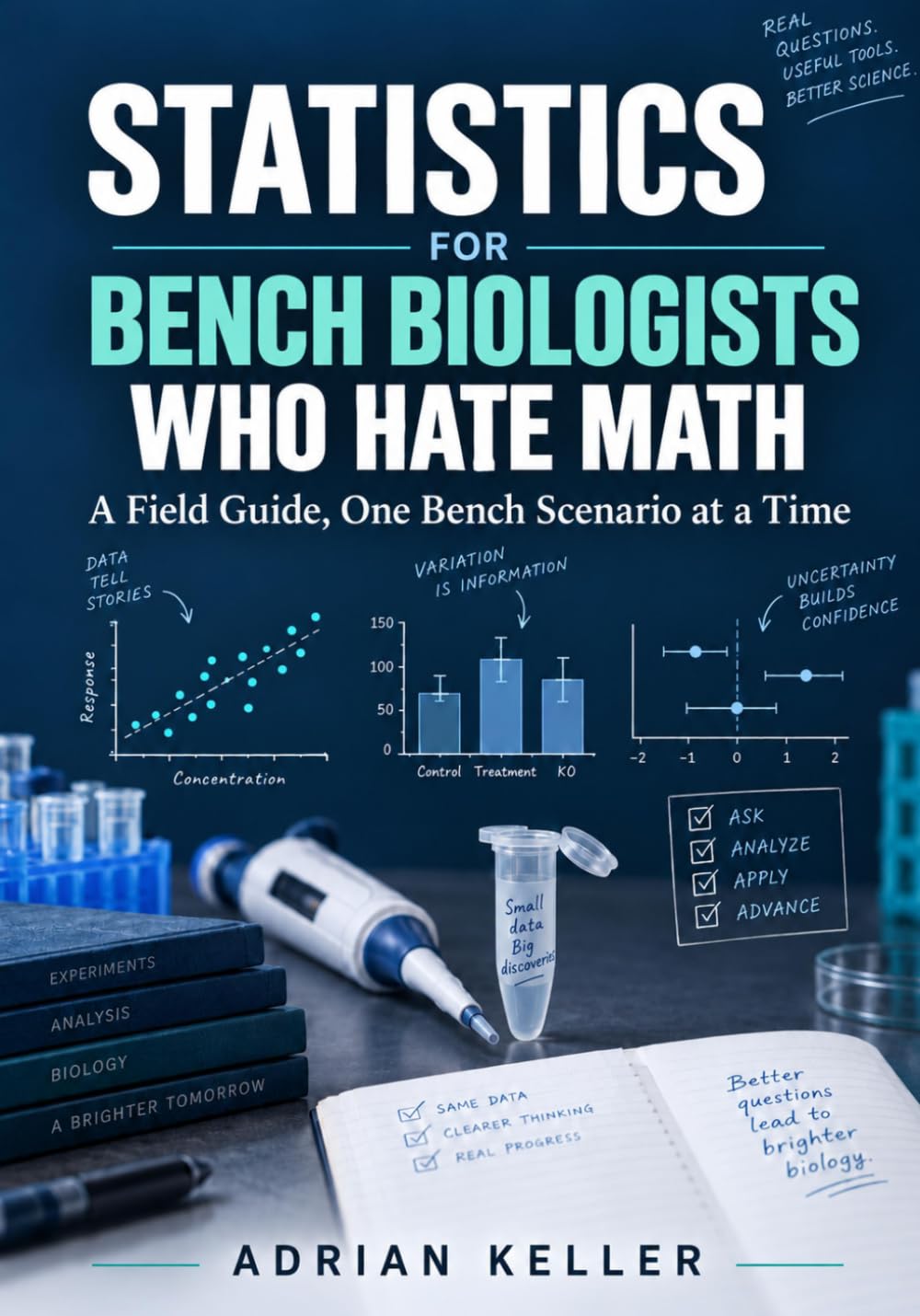 capítulo por capítulo baixar Statistics for Bench Biologists Who Hate Math: A Field Guide, One Bench Scenario at a Time