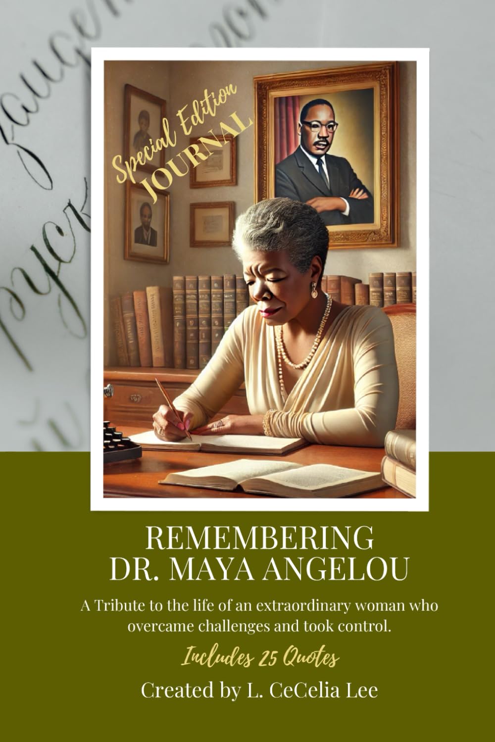 ler totalmente Remembering Dr. Maya Angelou, Special Edition Journal, Includes 25 Quotes: A Tribute to the life of an extraordinary woman who overcame challenges and took control.