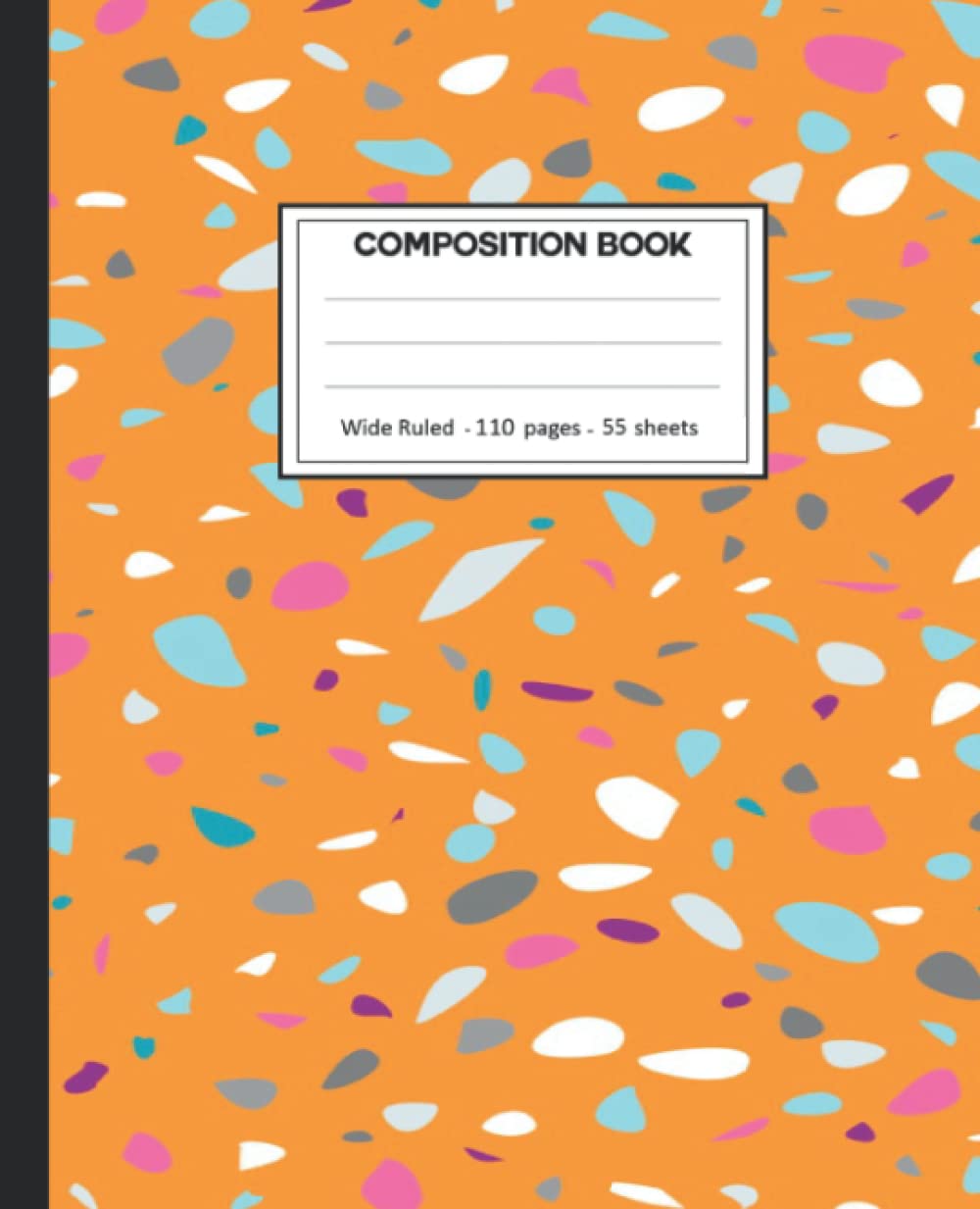 Composition Notebook: College Ruled: 110+ Lined Pages Writing Journal: Orange Marble on White. baixar o livro de graça